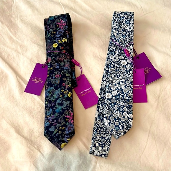 Gianni Feraud Liberty Fabric Ties - Picture 1 of 9